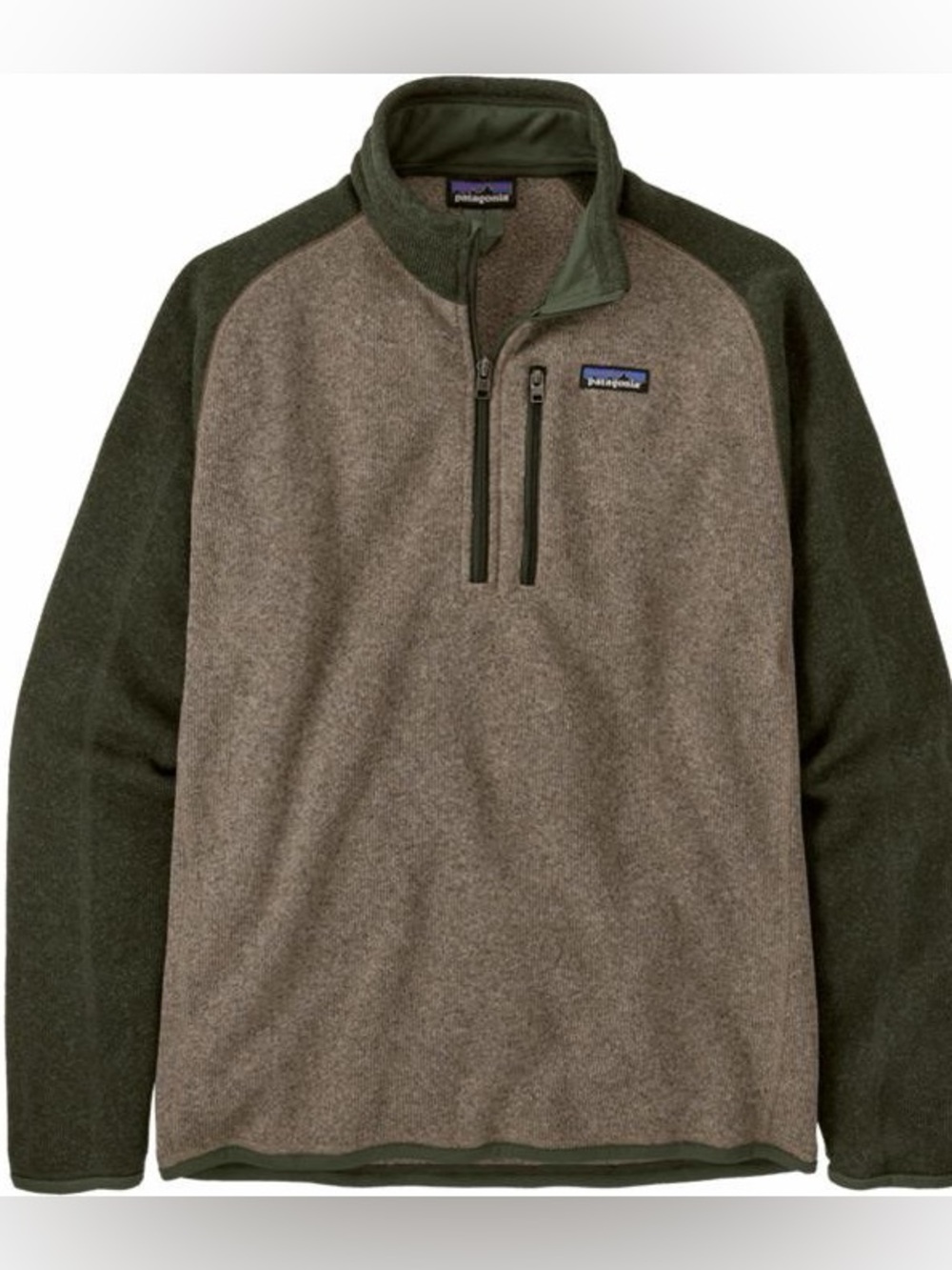 PATAGONIA MEN'S BETTER SWEATER 1/4-ZIP
FLEECE (SEABIRD GREY)-NWT